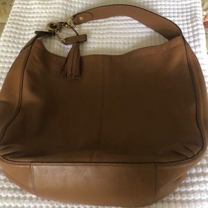 COACH Camel colored shoulder bag EUC
